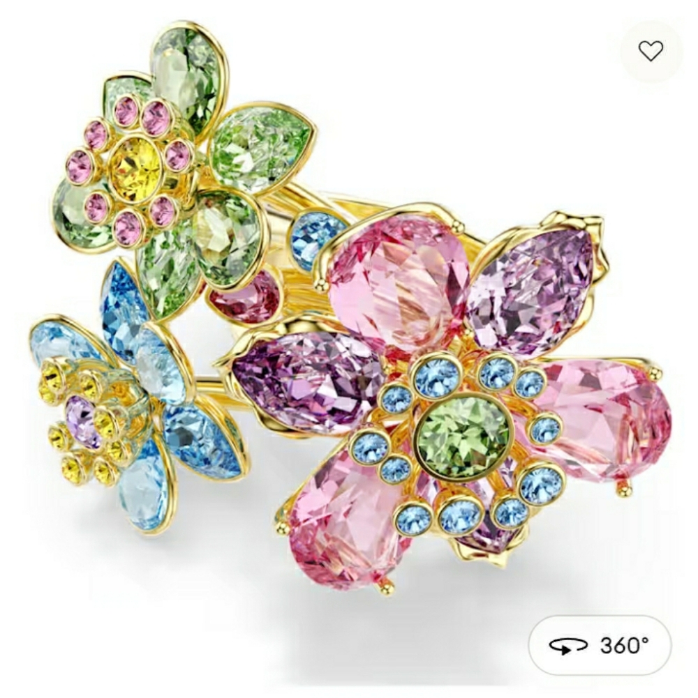SWAROVSKI crystal Ldyllia Multicolor Crystal Ring